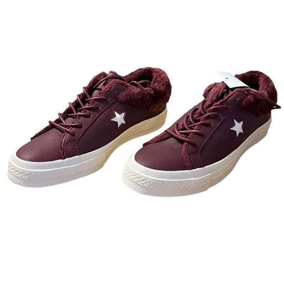 Converse One Star Ox Fuzzy Sneakers - Picture 5 of 10